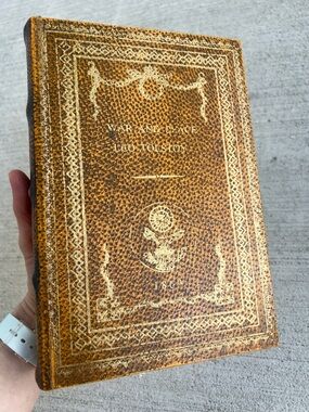 Vintage Book Box “War and Peace” Leo Tolstoy Secret StorageJewelry Keepsake Case